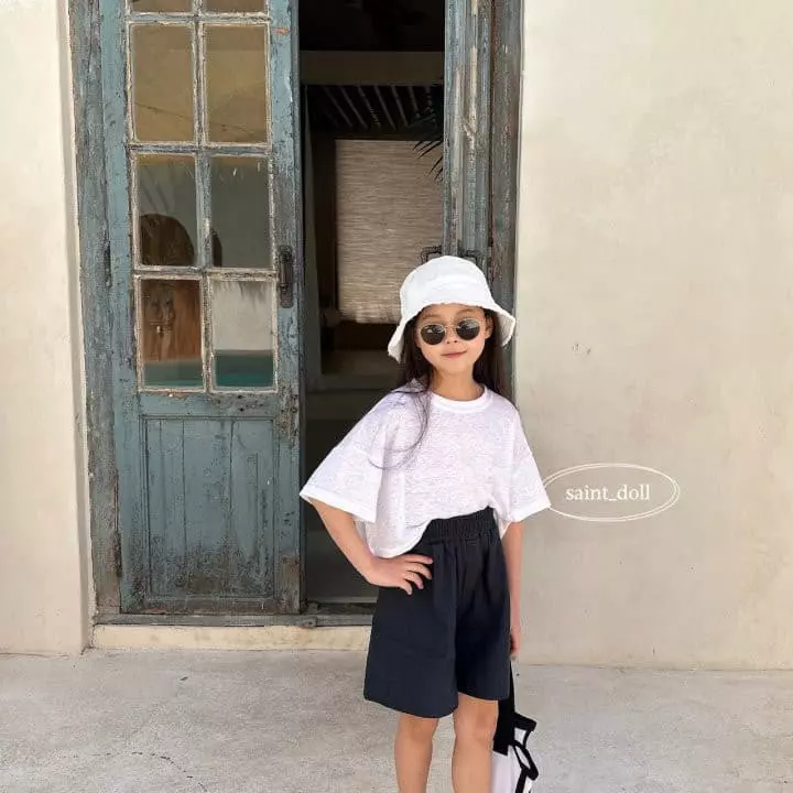 Saint Doll - Korean Children Fashion - #prettylittlegirls - Linen Crop Tee with Mom - 12