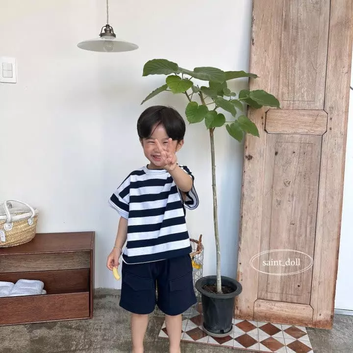 Saint Doll - Korean Children Fashion - #prettylittlegirls - Stripes Tee - 5