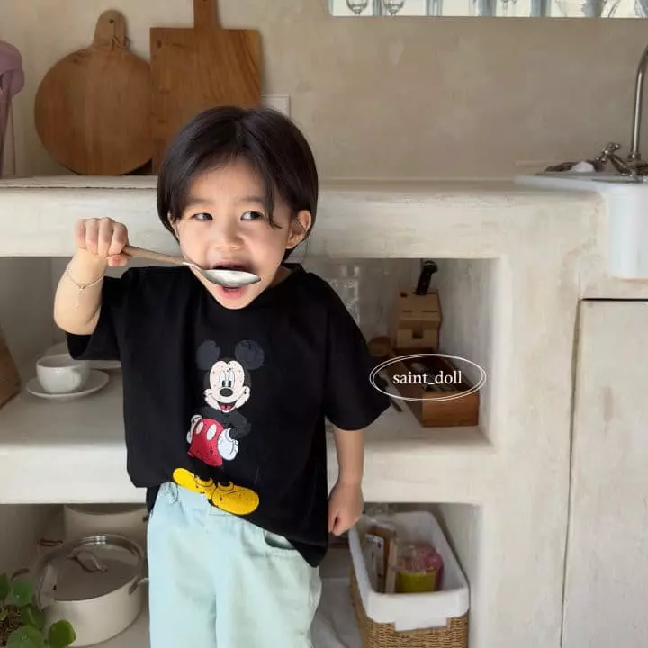 Saint Doll - Korean Children Fashion - #stylishchildhood - Crack M Tee with Mom - 7