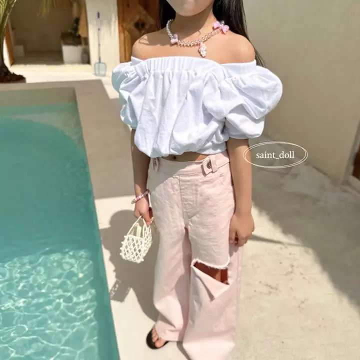 Saint Doll - Korean Children Fashion - #prettylittlegirls - Square Open Tee - 4