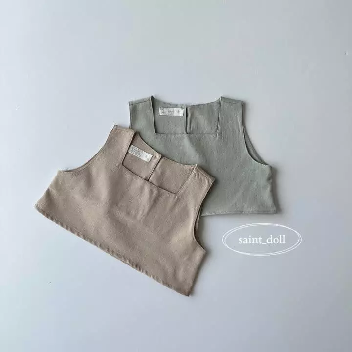 Saint Doll - Korean Children Fashion - #todddlerfashion - Square Sleeveless with Mom