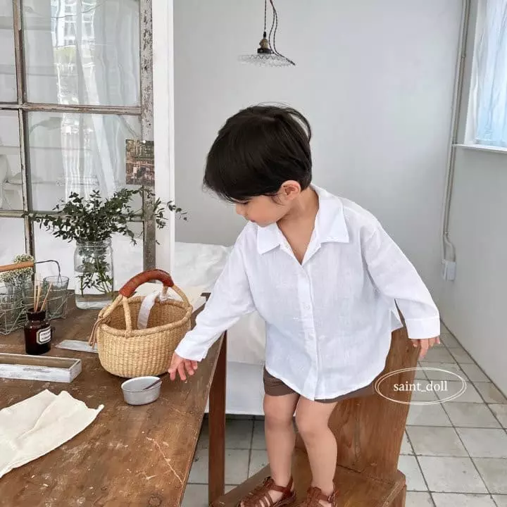 Saint Doll - Korean Children Fashion - #todddlerfashion - Linen Shirt - 9