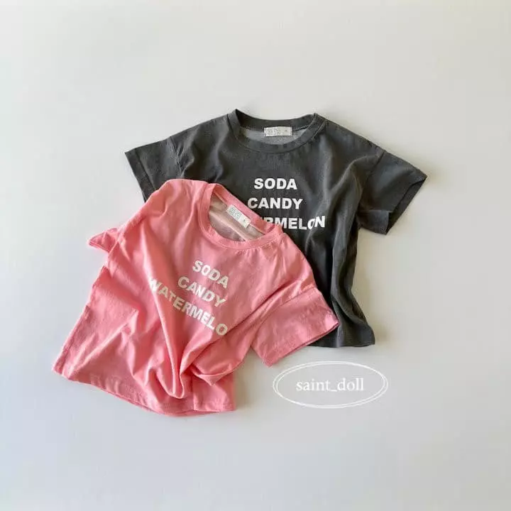 Saint Doll - Korean Children Fashion - #todddlerfashion - SCW Pigment Tee