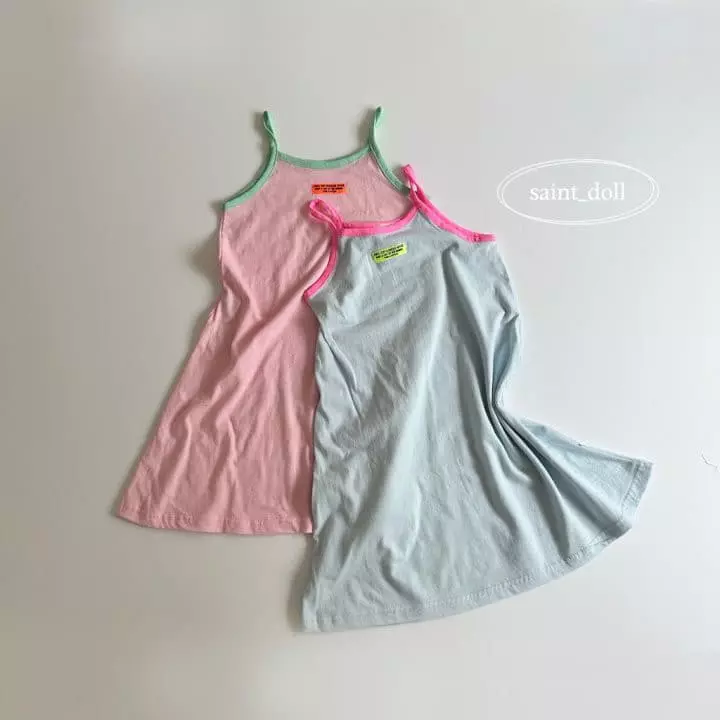 Saint Doll - Korean Children Fashion - #toddlerclothing - Color String One-piece