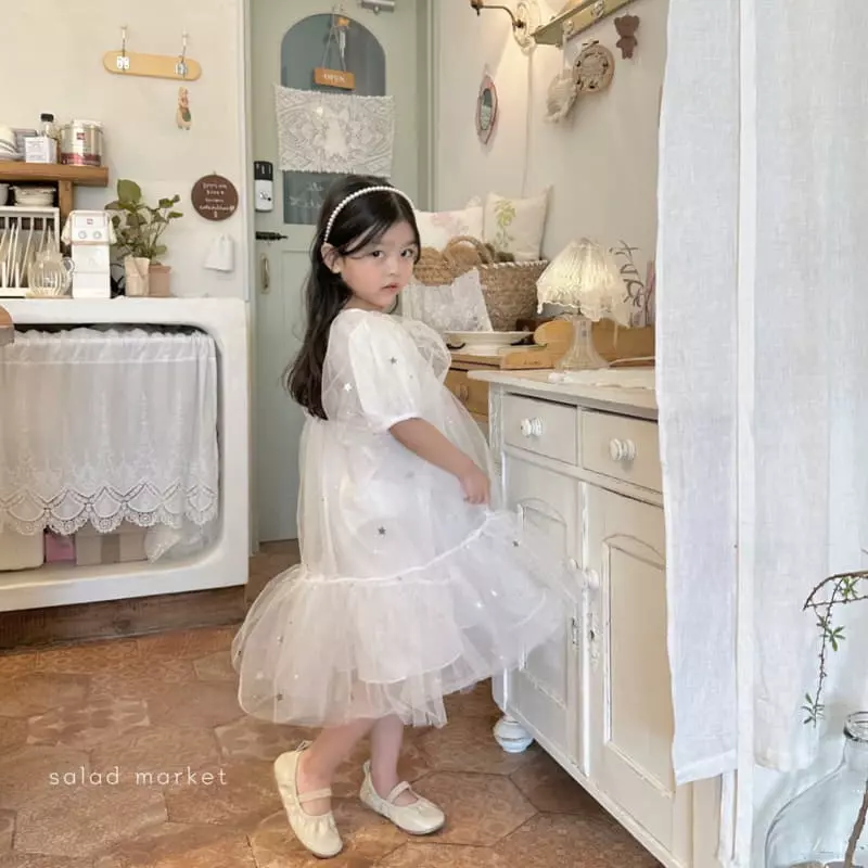 Salad Market - Korean Children Fashion - #Kfashion4kids - Star Tutu One-piece - 11