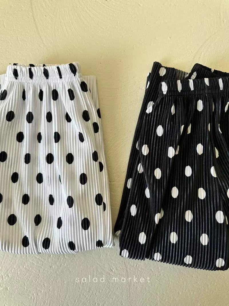 Salad Market - Korean Children Fashion - #Kfashion4kids - Dot Pleats Pants