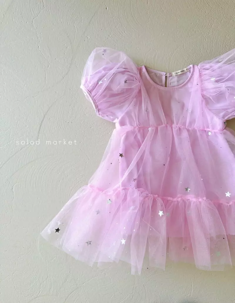 Salad Market - Korean Children Fashion - #childofig - Star Tutu One-piece - 3