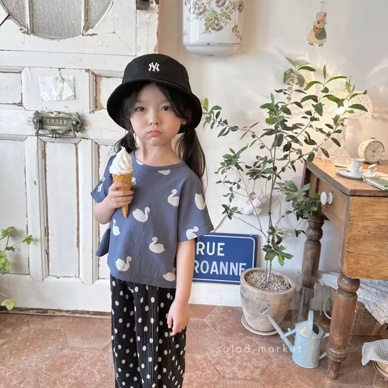 Salad Market - Korean Children Fashion - #childofig - Dot Pleats Pants - 9