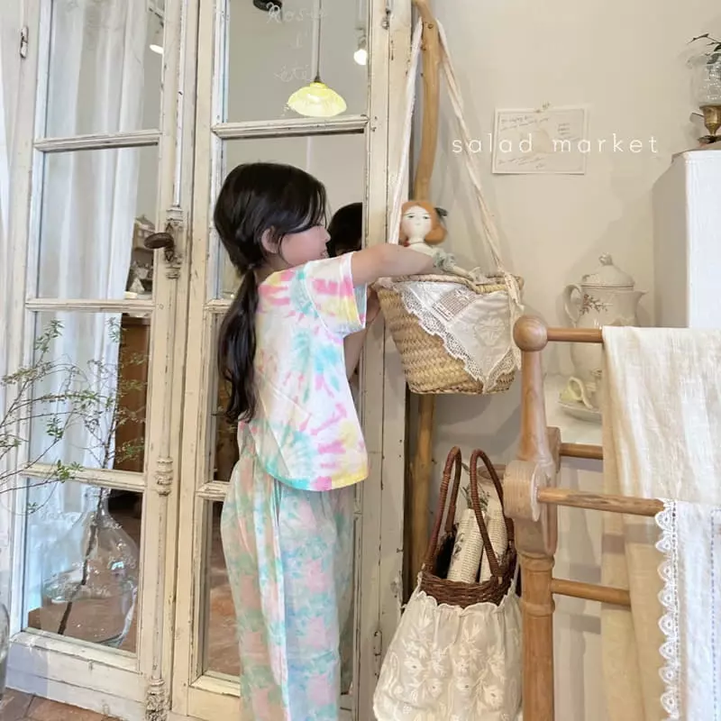 Salad Market - Korean Children Fashion - #childofig - Water Paitn Pants - 8
