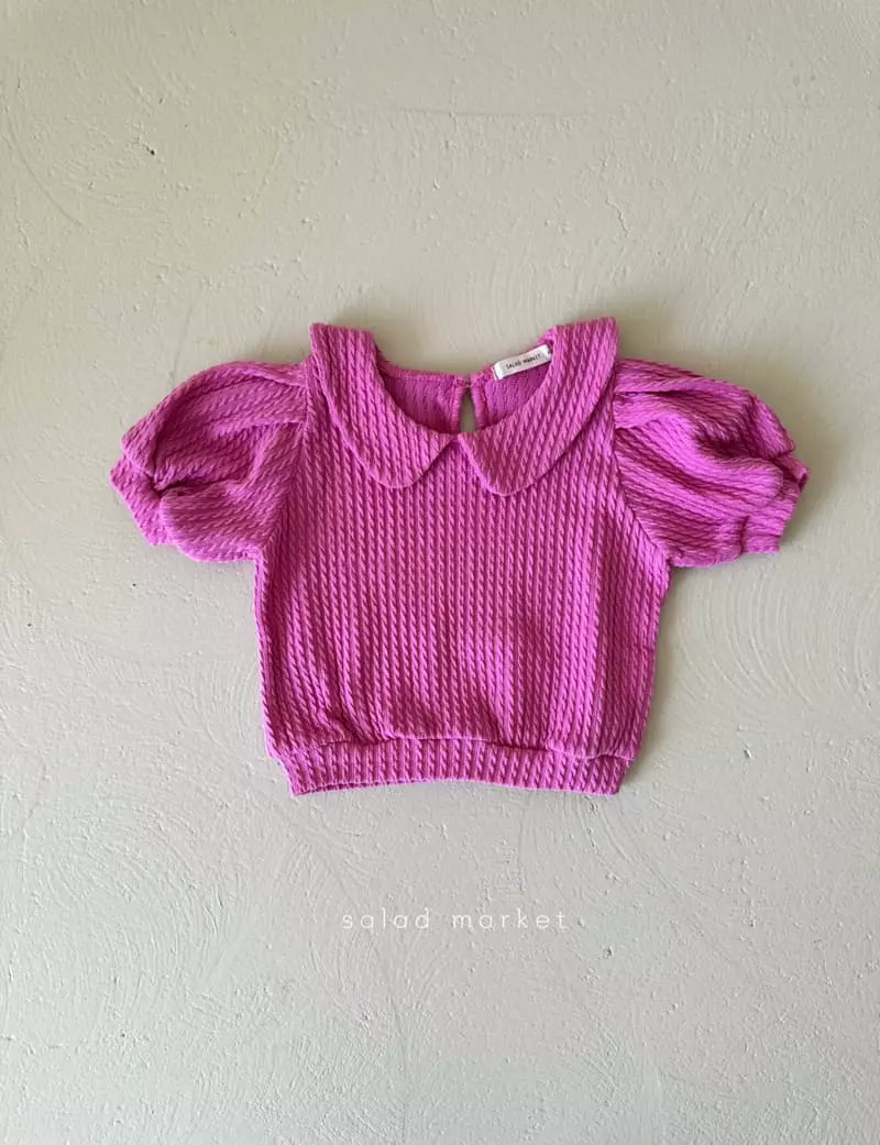 Salad Market - Korean Children Fashion - #discoveringself - Sailor Knit Blouse - 2