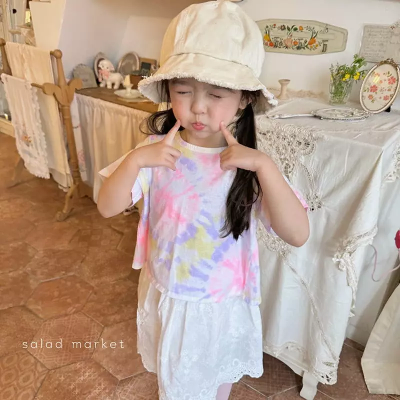 Salad Market - Korean Children Fashion - #kidsshorts - Drawing Tee - 5