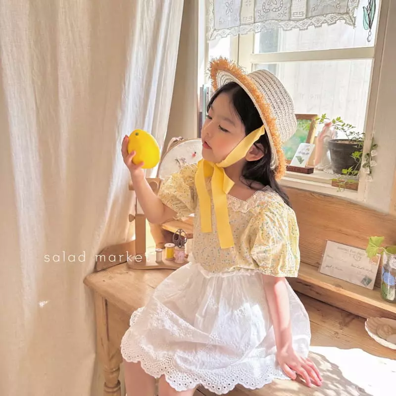 Salad Market - Korean Children Fashion - #kidzfashiontrend - Mimi Blouse - 8