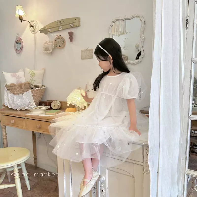 Salad Market - Korean Children Fashion - #littlefashionista - Star Tutu One-piece - 12