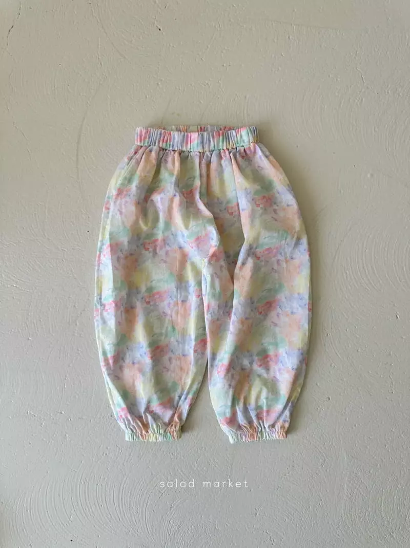 Salad Market - Korean Children Fashion - #magicofchildhood - Water Paitn Pants - 2
