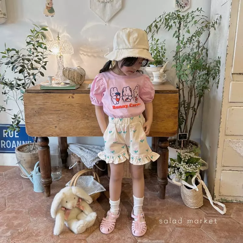 Salad Market - Korean Children Fashion - #minifashionista - Bunny Tee - 9