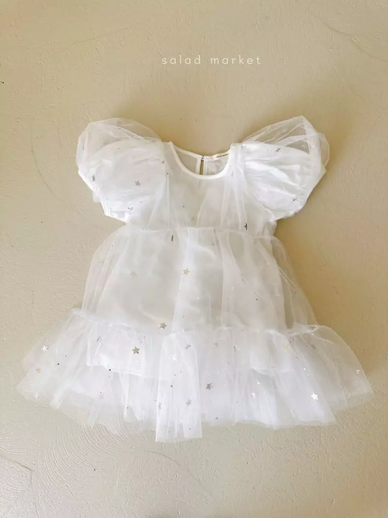 Salad Market - Korean Children Fashion - #prettylittlegirls - Star Tutu One-piece