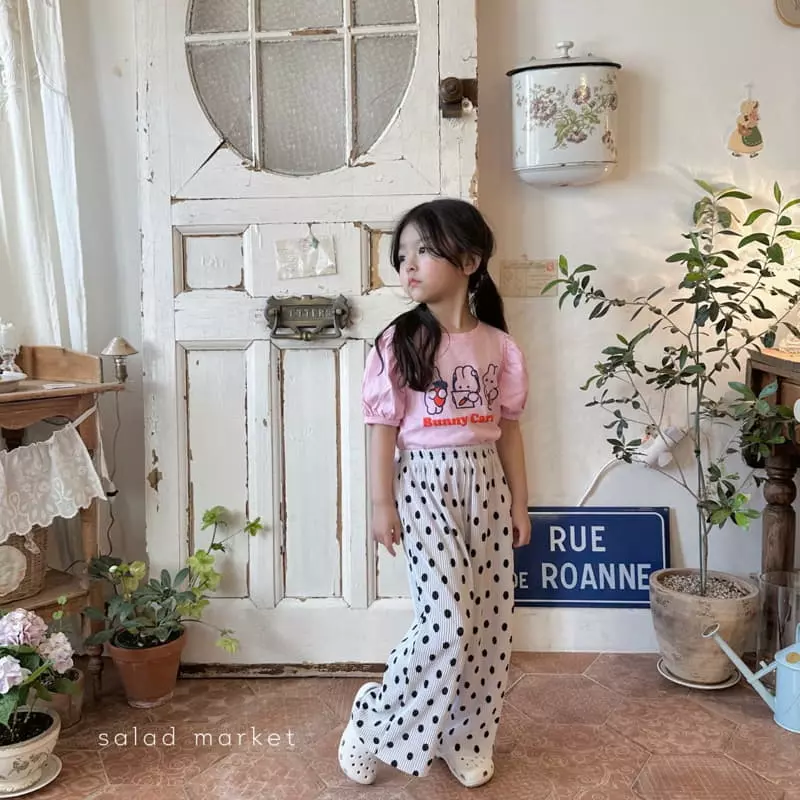 Salad Market - Korean Children Fashion - #prettylittlegirls - Dot Pleats Pants - 5