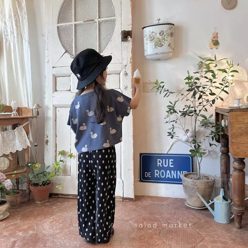 Salad Market - Korean Children Fashion - #toddlerclothing - Dot Pleats Pants - 7
