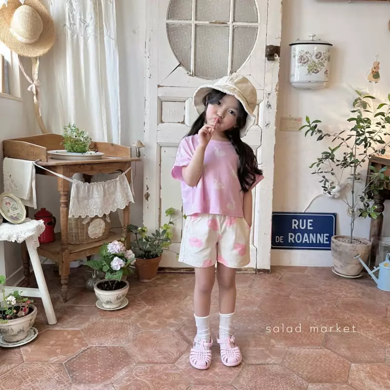 Salad Market - Korean Children Fashion - #todddlerfashion - Love Shorts - 4