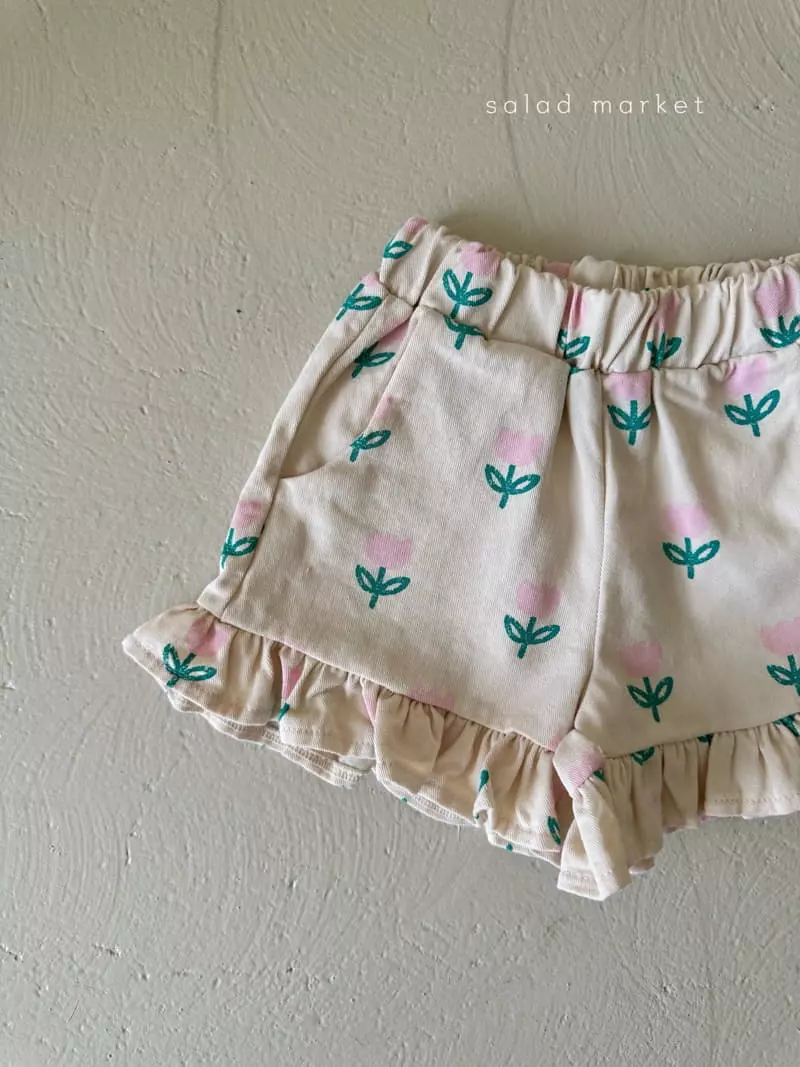 Salad Market - Korean Children Fashion - #toddlerclothing - Tulip Frill Shorts - 3