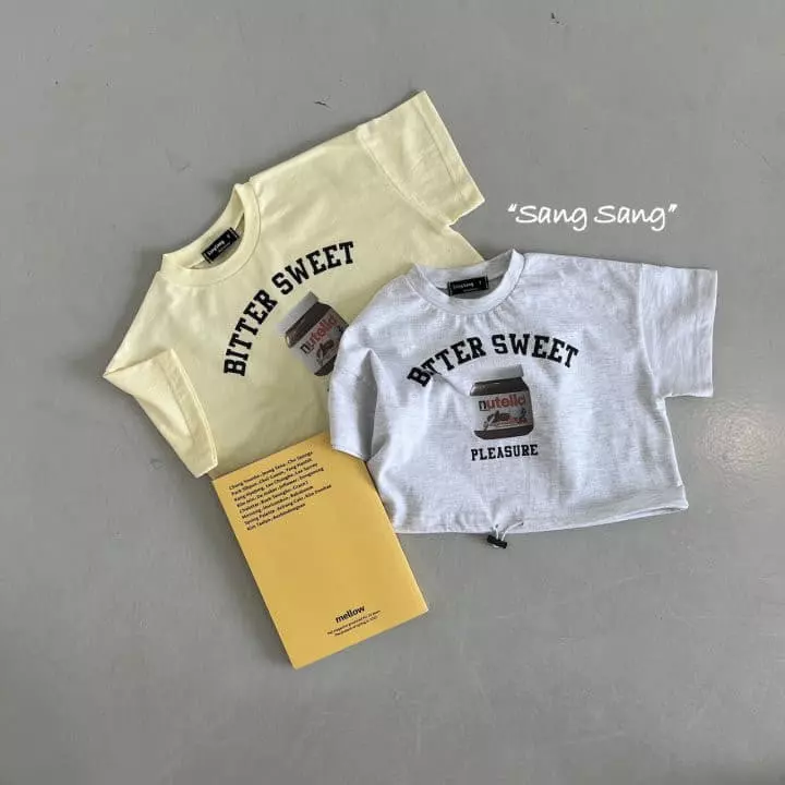 Sang Sang - Korean Children Fashion - #kidsshorts - Nutella Tee - 2