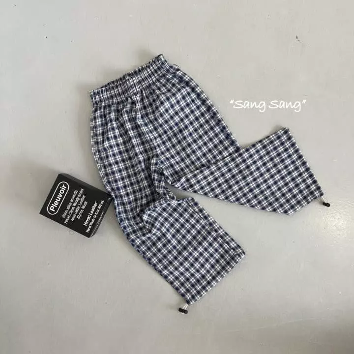 Sang Sang - Korean Children Fashion - #kidsshorts - Summer Check Pants - 6