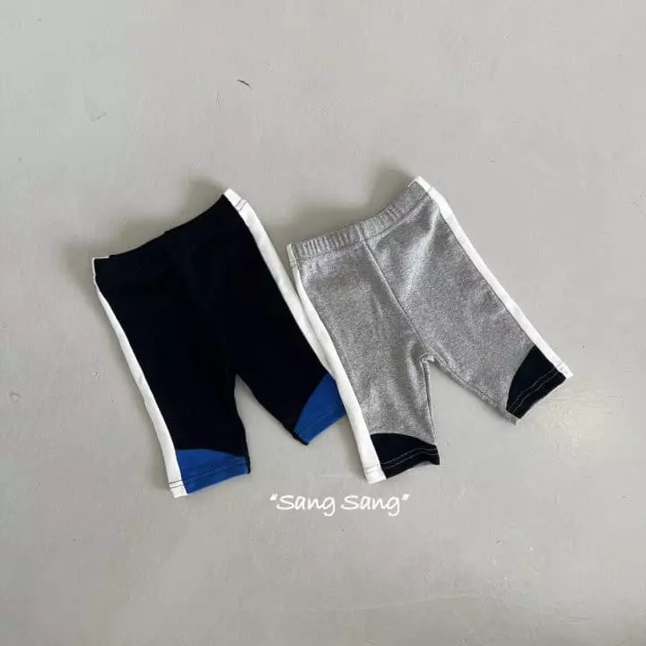 Sang Sang - Korean Children Fashion - #kidsshorts - Color Slit Leggings