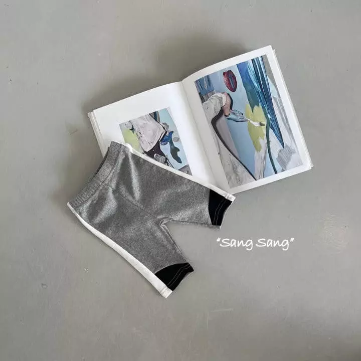 Sang Sang - Korean Children Fashion - #kidsstore - Color Slit Leggings - 2