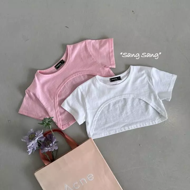Sang Sang - Korean Children Fashion - #kidsstore - Short Sleeves Bolero Tee