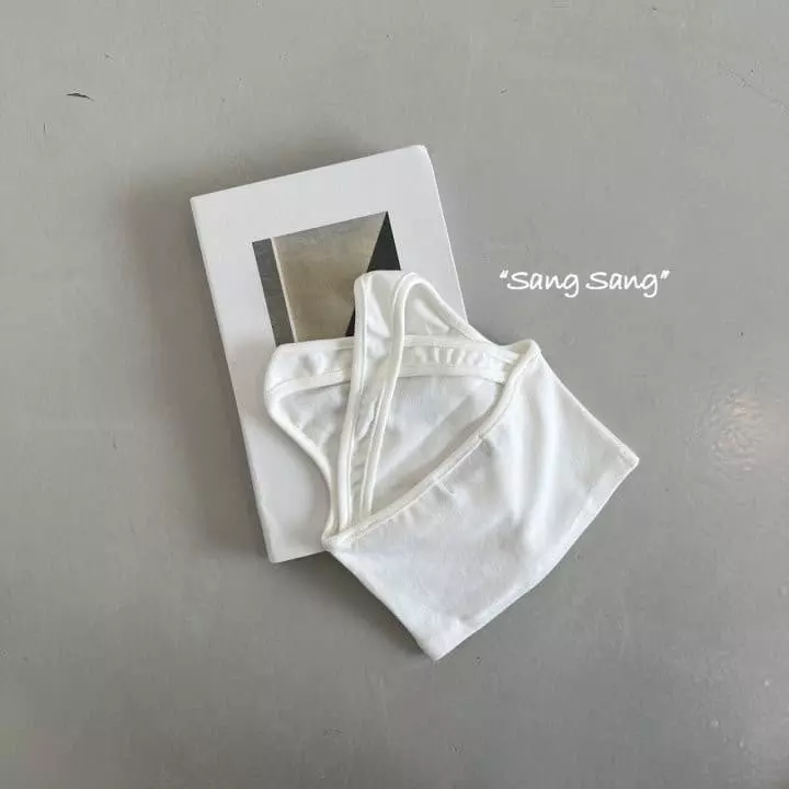 Sang Sang - Korean Children Fashion - #kidsstore - Back Cross Sleeveless - 4