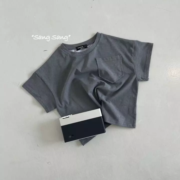 Sang Sang - Korean Children Fashion - #minifashionista - 5 Angle Pocket Tee - 2