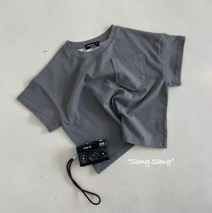 Sang Sang - Korean Children Fashion - #prettylittlegirls - 5 Angle Pocket Tee - 3