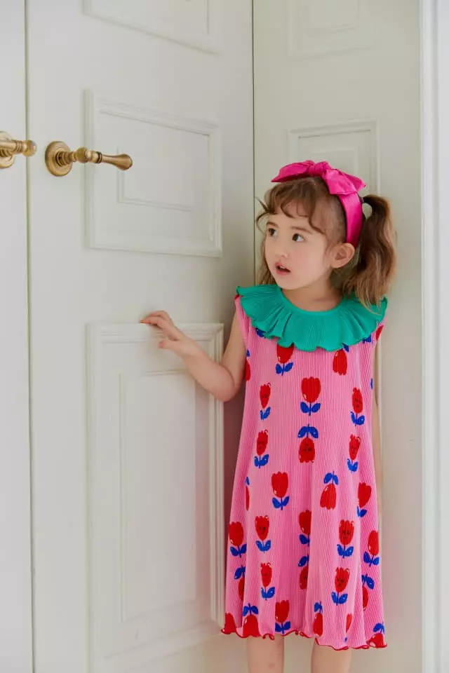 Sera - Korean Children Fashion - #childofig - Sailor Wrinkle One-piece - 6