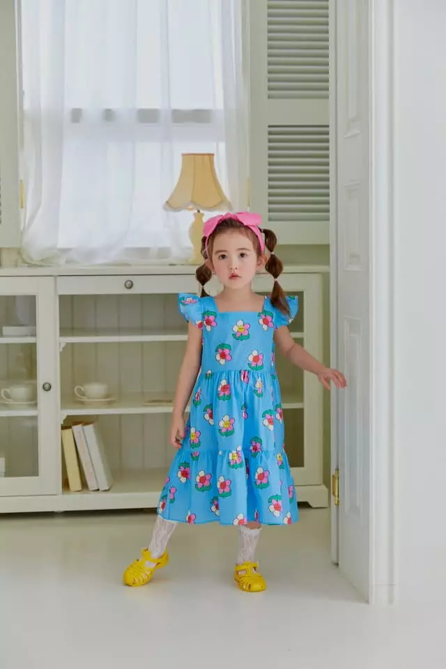Sera - Korean Children Fashion - #childofig - Sailor Daisy One-piece - 5