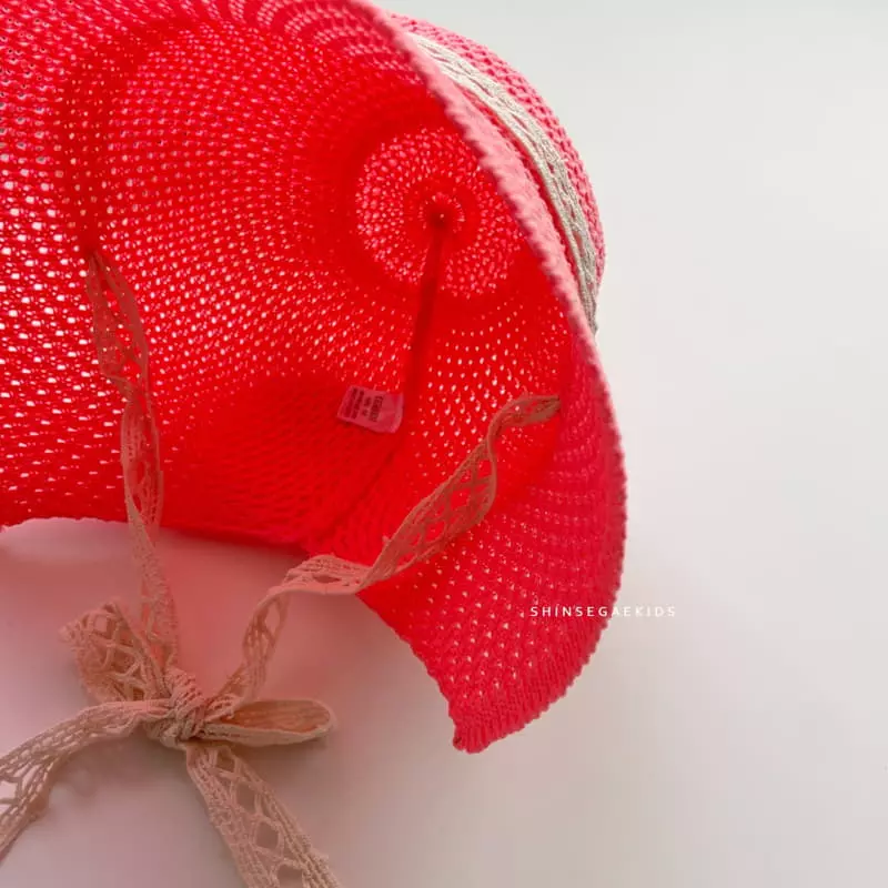 Shinseage Kids - Korean Children Fashion - #Kfashion4kids - Neon Quilting Lace Bonnet - 6