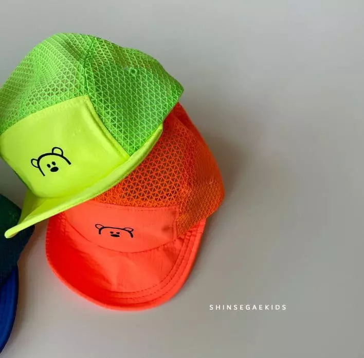 Shinseage Kids - Korean Children Fashion - #childofig - Bear Mesh Camp Cap - 10