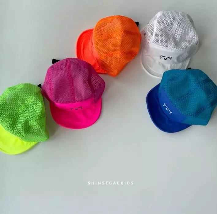 Shinseage Kids - Korean Children Fashion - #todddlerfashion - Bear Mesh Camp Cap - 7