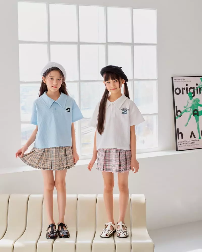 Sm2 - Korean Children Fashion - #kidsstore - Number Waffle Tee - 10