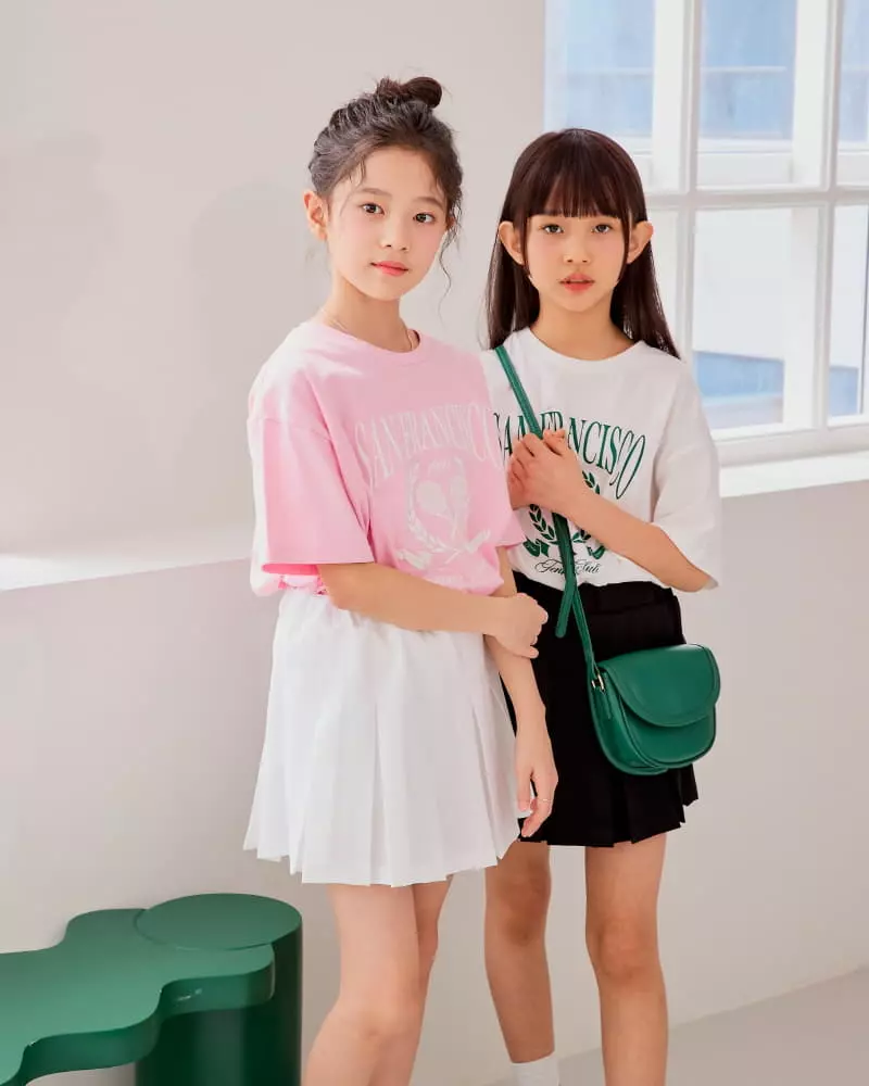 Sm2 - Korean Children Fashion - #littlefashionista - Tennis Tee - 7
