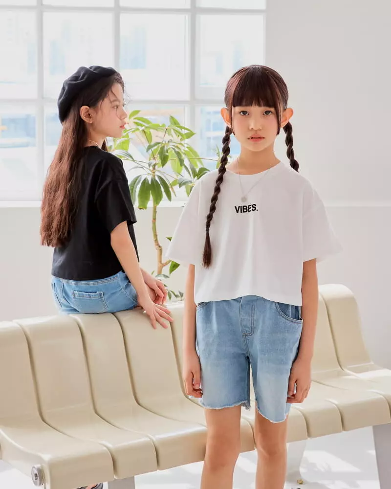 Sm2 - Korean Children Fashion - #magicofchildhood - Vibe Crop Tee - 10