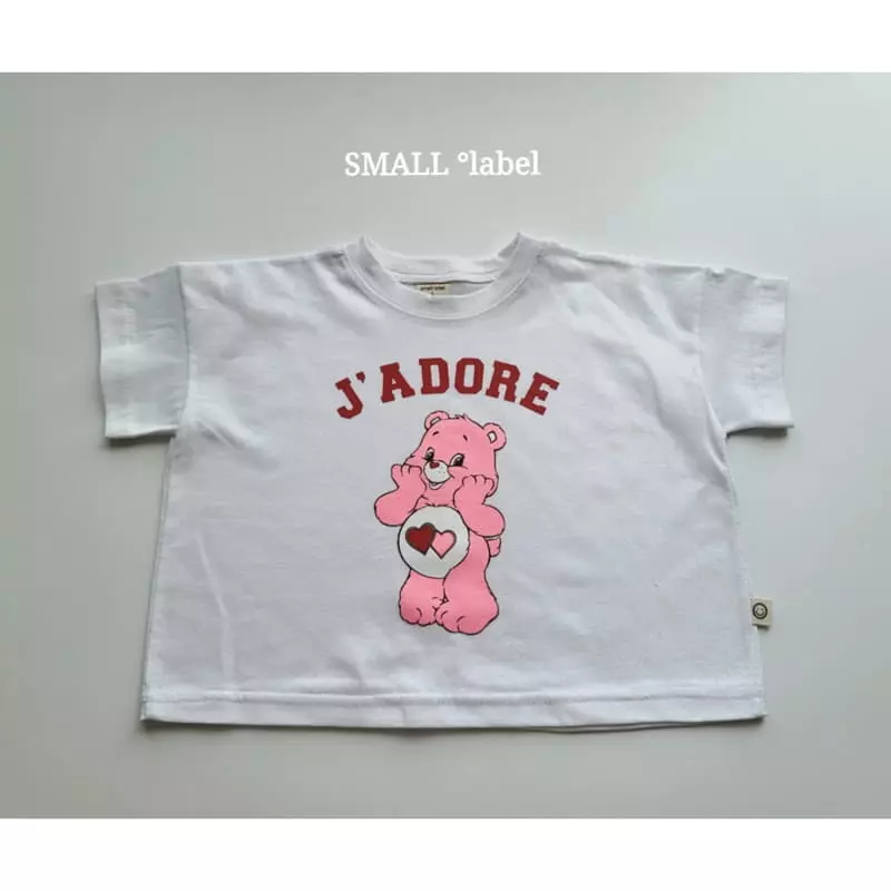 Small Label - Korean Children Fashion - #toddlerclothing - Pink Bear Tee - 9