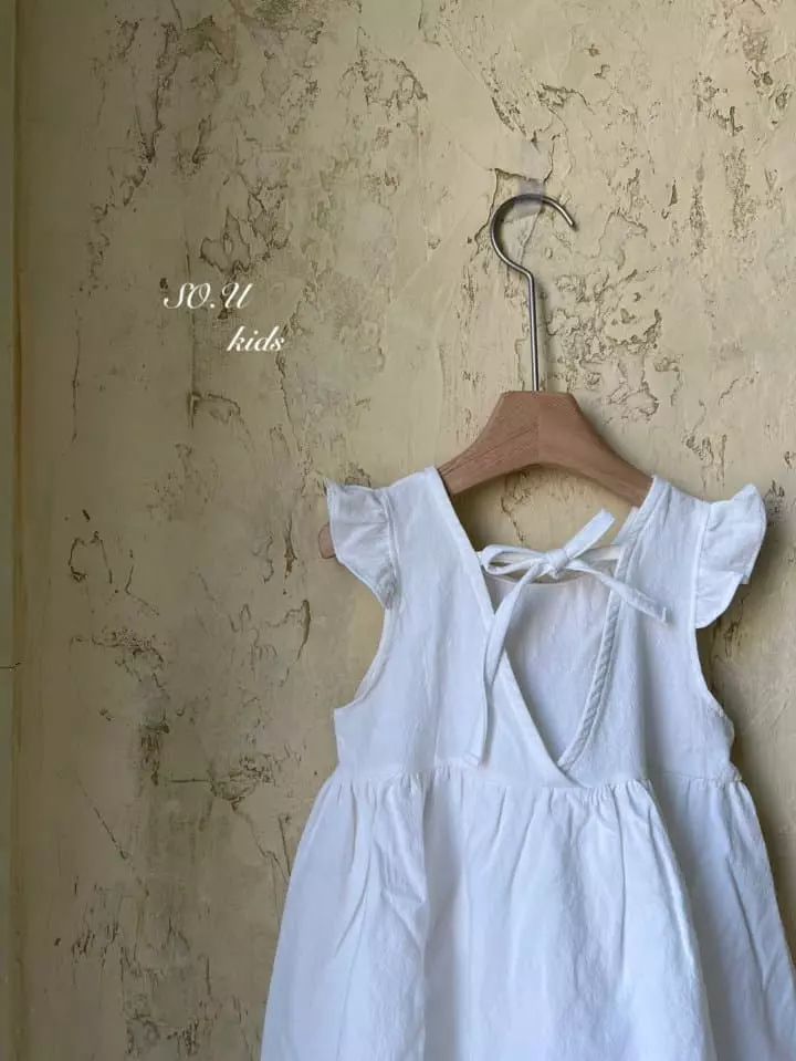 So U - Korean Baby Fashion - #babyboutique - Back String One-piece - 9