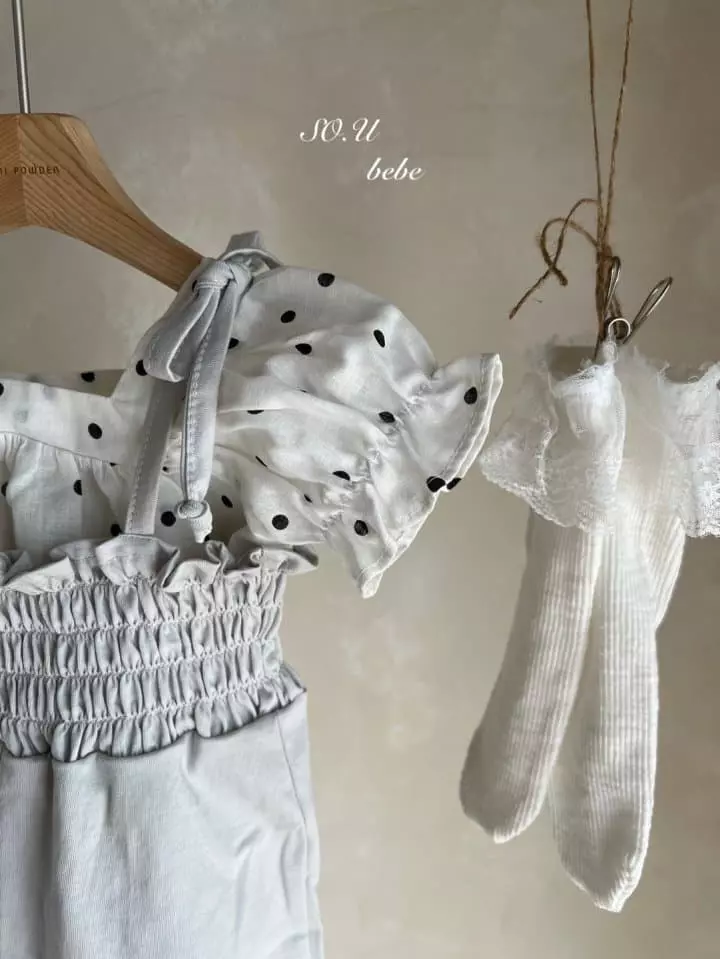 So U - Korean Baby Fashion - #babyboutiqueclothing - Smock String Bodysuit - 10