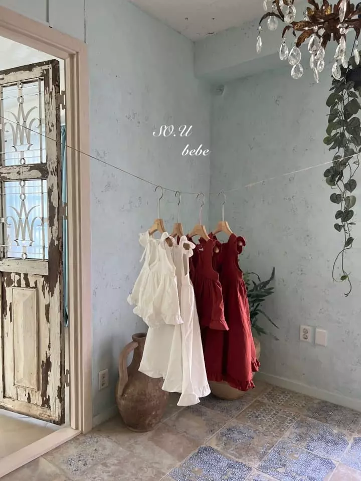 So U - Korean Baby Fashion - #babyfever - Back String Bodysuit - 11