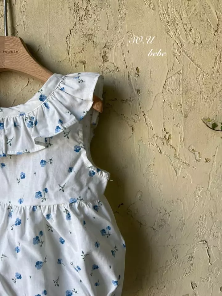 So U - Korean Baby Fashion - #babygirlfashion - U Line Frill Bodysuit - 7