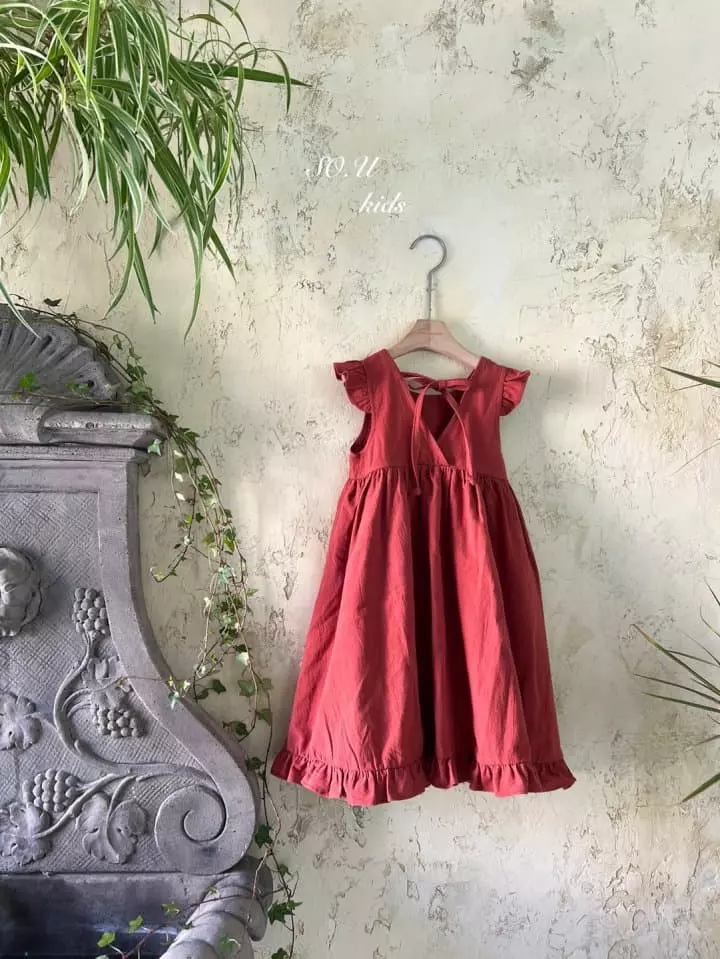 So U - Korean Baby Fashion - #babyoninstagram - Back String One-piece - 2
