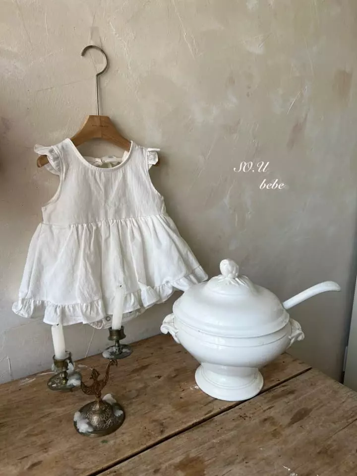 So U - Korean Baby Fashion - #babywear - Back String Bodysuit - 3