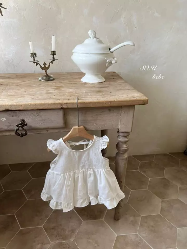 So U - Korean Baby Fashion - #babywear - Back String Bodysuit - 4