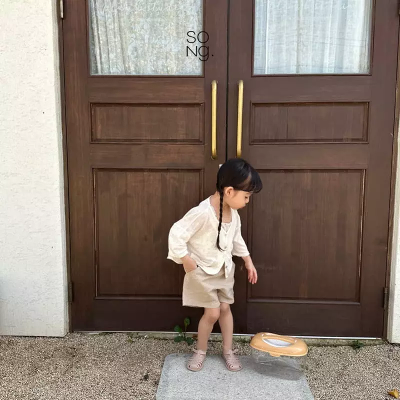 Song - Korean Children Fashion - #designkidswear - Linen Loose Cardigan - 10