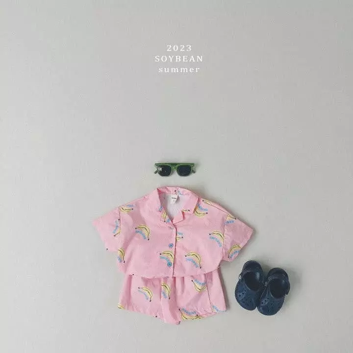 Soybean - Korean Children Fashion - #Kfashion4kids - Banana Open Top Bottom Set - 2